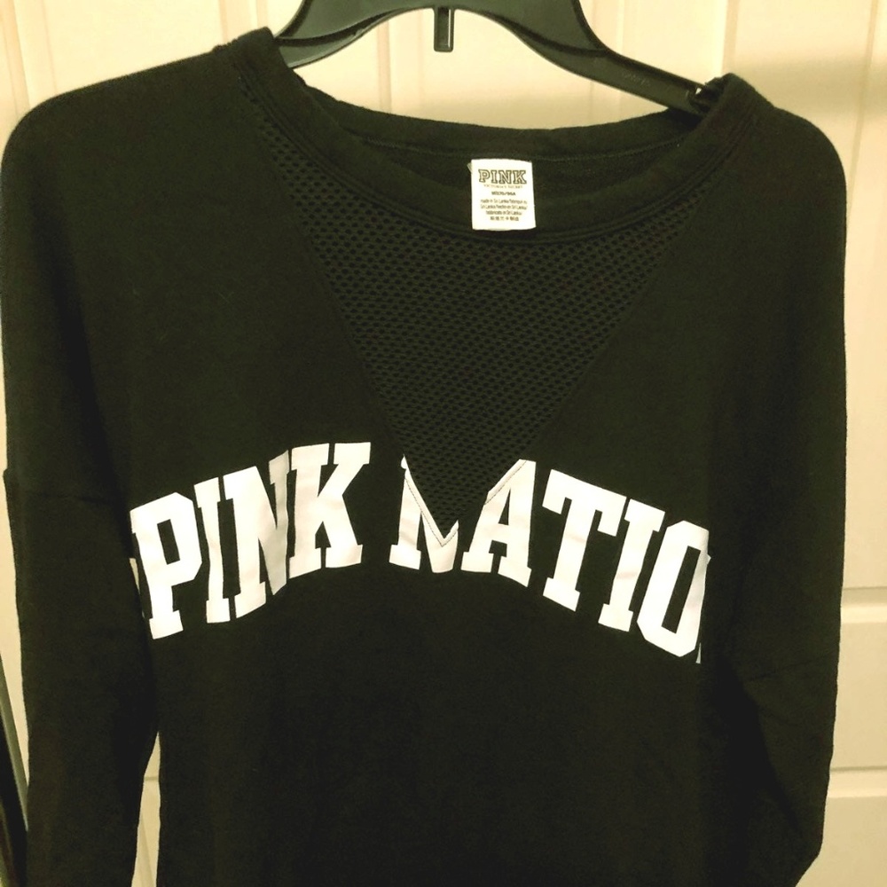 VS PINK Black Sweatshirt